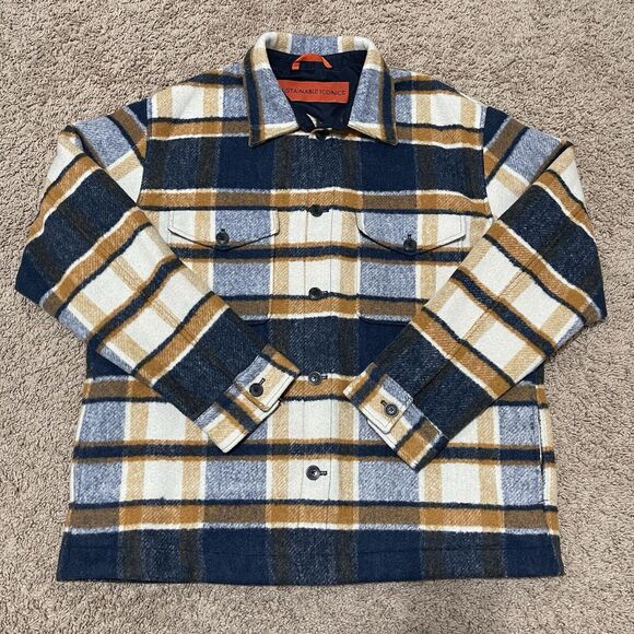 Selected Homme Lumberjack Jacket XXL 2XL Mens Buckthorn Brown SLHSUST. ICONICS - Picture 2 of 13